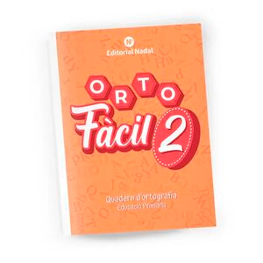 Quadern Ortofàcil Nº 2 Segon Primària Nadal recomanat per Ortografia Català per al curs de 2n Primària amb una edat recomanada de 7 a 8 anys. Es u...