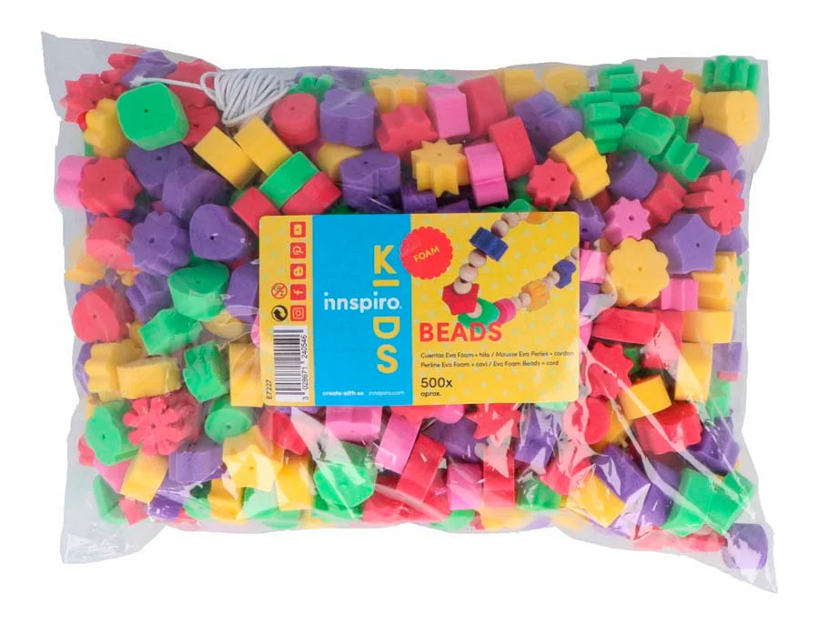 Peces de goma Eva formes assortides 500u Peces de goma Eva formes assortides 500u