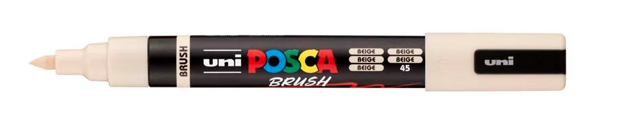 Marcador Posca PC-5BR pinzell 1-4mm beix