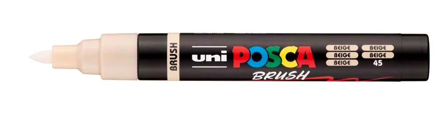 Marcador Posca PC-5BR pinzell 1-4mm beix