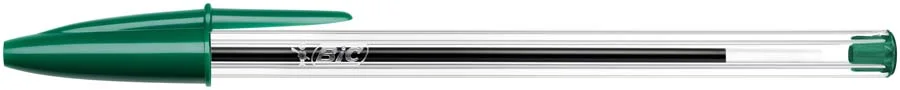 <p><b>Bolígraf Bic Cristal punta mitjana verd</b><br><br>El clàssic bolígraf Bic Cristal és el referent mundial per la seva fiabilitat i qualitat ...