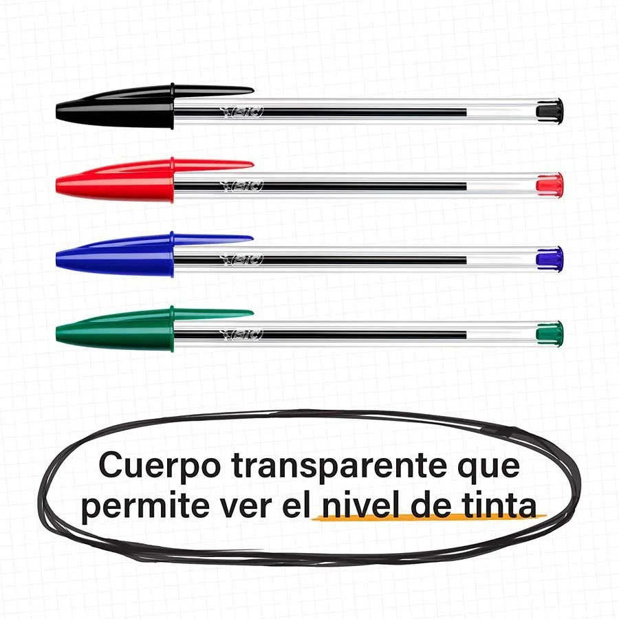 Bolígraf Bic Cristal verd Bolígraf Bic Cristal verd