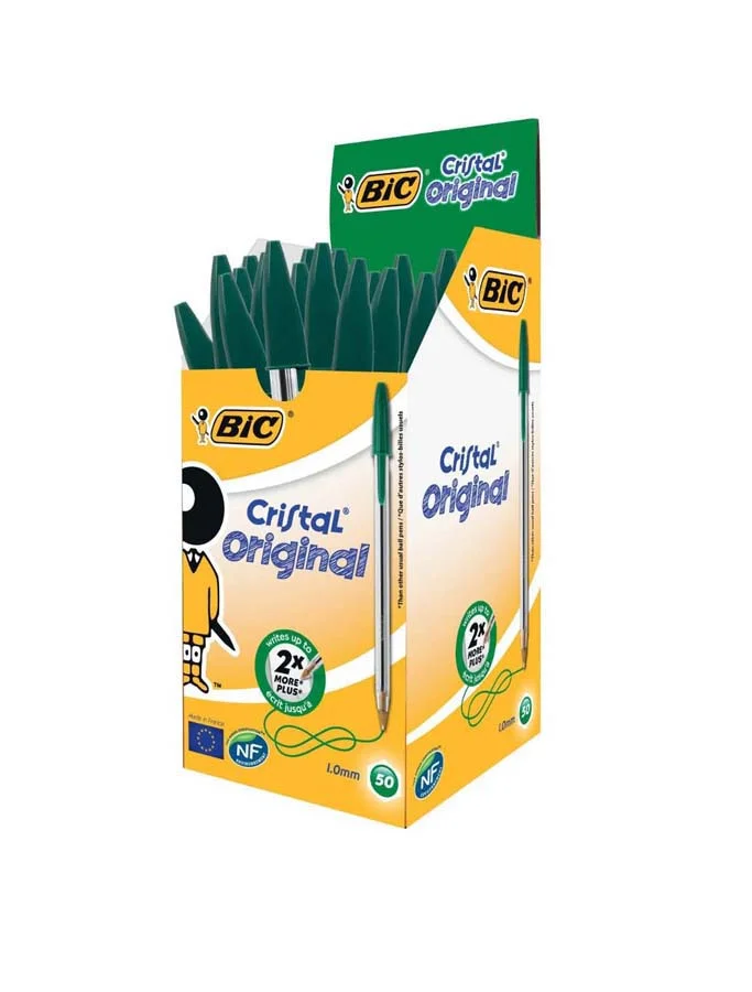 Bolígraf Bic Cristal verd Bolígraf Bic Cristal verd