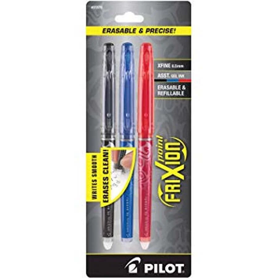 Retoladors Pilot Frixion Point negre/blau/vermell 3 colors Retoladors Pilot Frixion Point negre/blau/vermell 3 colors