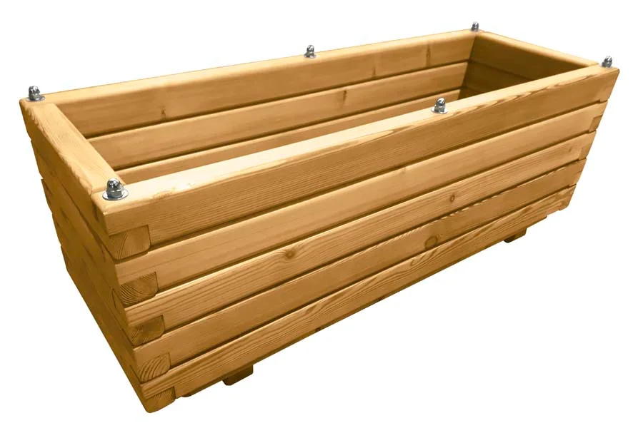 Jardinera fusta rectangular 110x40x41cm