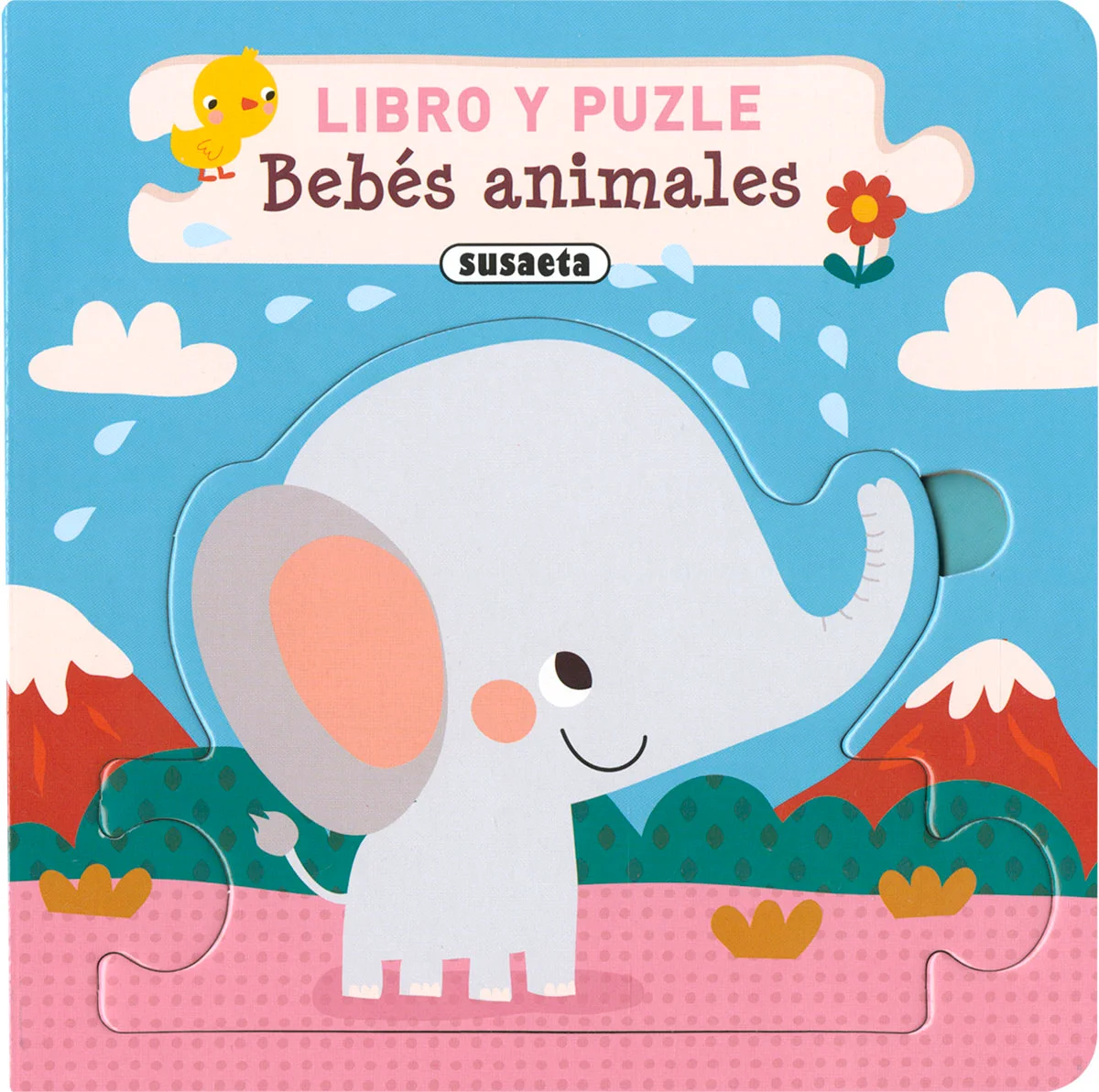 ¿Quieres conocer a estas crías de animales? Saca laspiezas de cada página, encájalas una con otra y pon alos animales en fila. ¡Son adorables!
