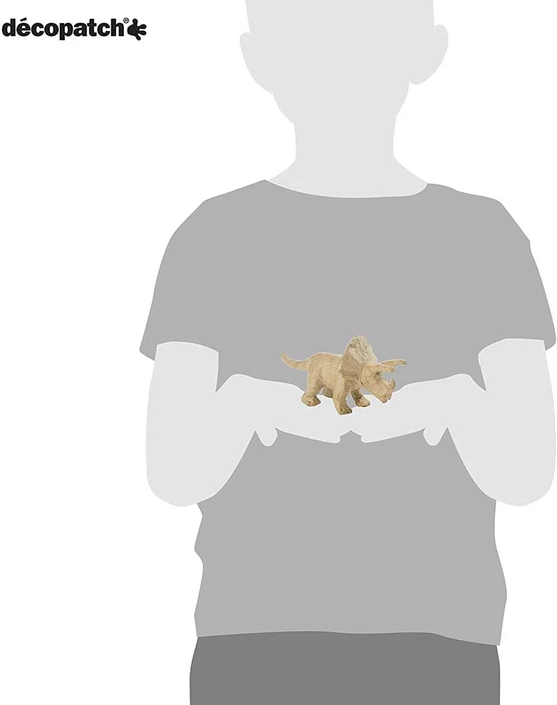 Figura paper maixé Décopatch Triceratops 16cm Figura paper maixé Décopatch Triceratops 16cm