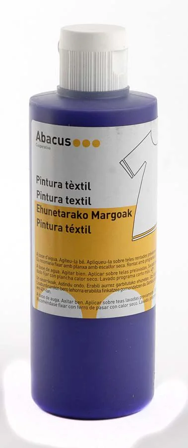 Pintura tèxtil Abacus 200ml violeta Pintura tèxtil Abacus 200ml violeta