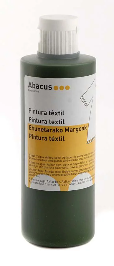 Pintura tèxtil Abacus 200ml verd fosc Pintura tèxtil Abacus 200ml verd fosc