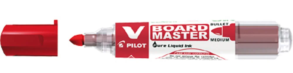 Retolador Pissarra Pilot V Board Master vermell
