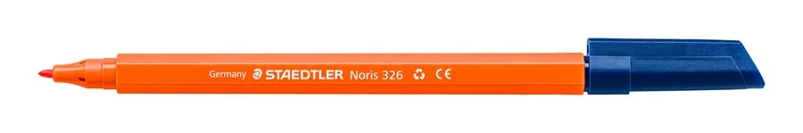 Retoladors Staedtler Noris 326 taronja 10u