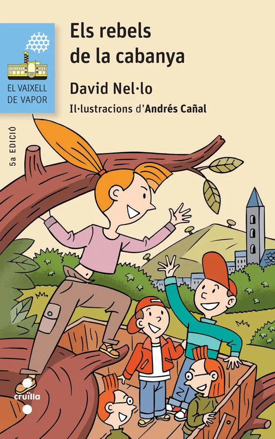 Als afores d'un poble pirinenc, en un gran freixe d'un prat preciós, una colla de nens i nenes tenen una caseta dalt d'aquest arbre amb els seus j...