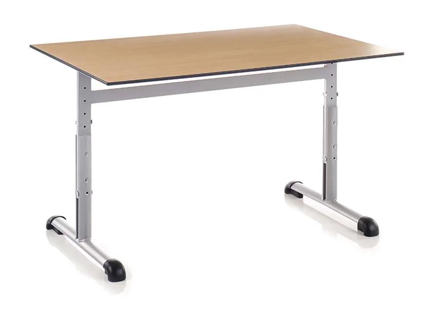 Taula doble graduable 110x70 compactmel 12mm