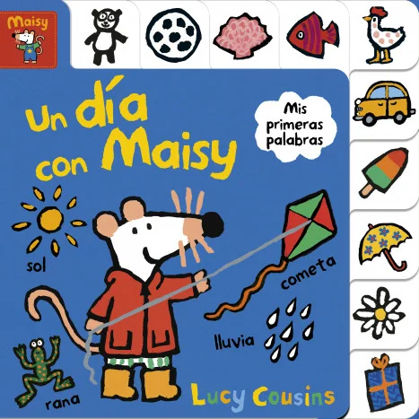 <p><B>Un libro de primeras palabras protagonizado por</B> <B>Maisy, en</B> <B>formato libro de cartón y con gruesas pestañas, ideal para bebés a p...