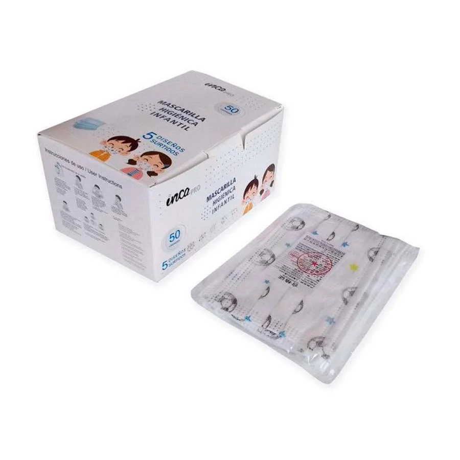 Mascareta higiènica Nombix infantil 1 sol ús 50 unitats