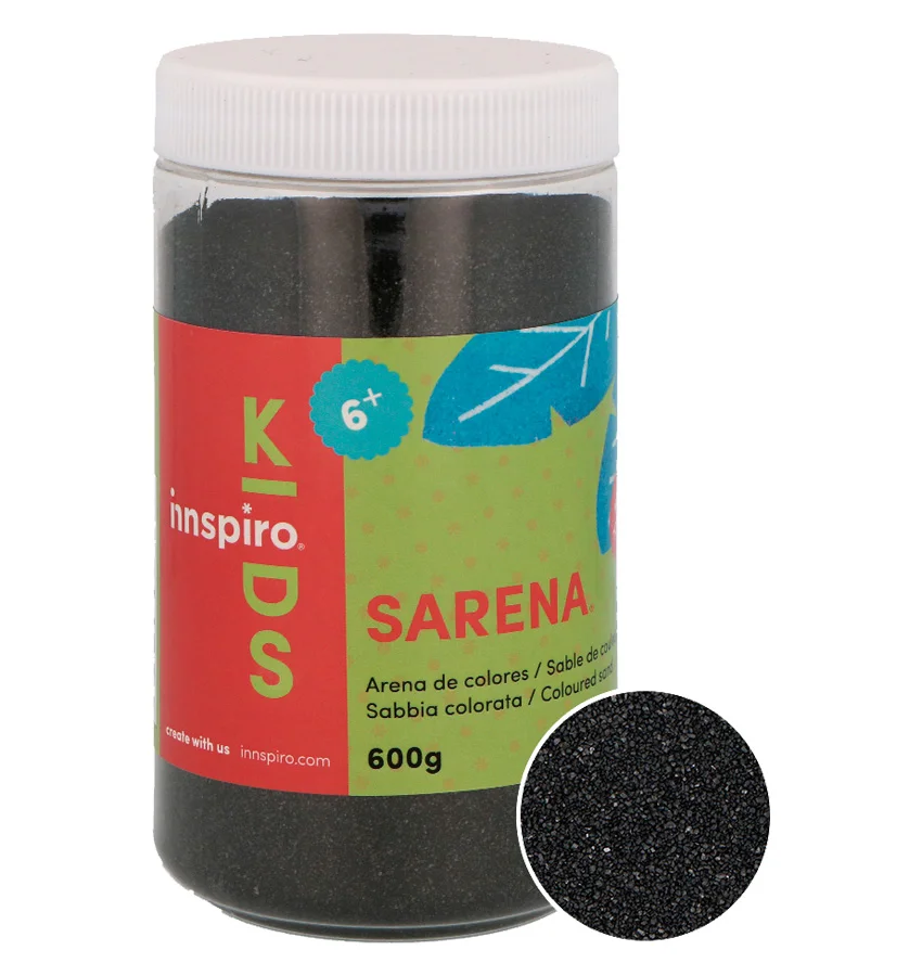 Sorra fina Innspiro Sarena 600g negre Sorra fina Innspiro Sarena 600g negre