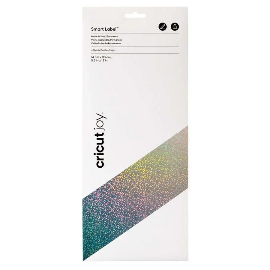 Vinil Smart imprimible permanent 14x33cm Hologràfic 4 fulls Vinil Smart imprimible permanent 14x33cm Hologràfic 4 fulls