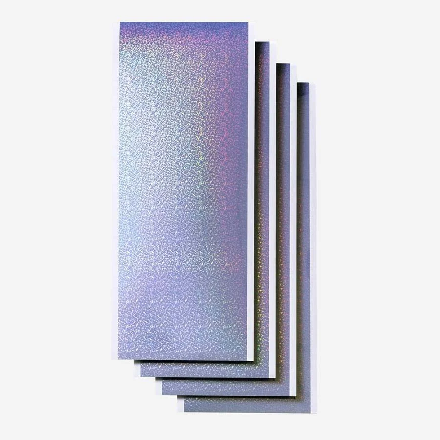 Vinil Smart imprimible permanent 14x33cm Hologràfic 4 fulls Vinil Smart imprimible permanent 14x33cm Hologràfic 4 fulls