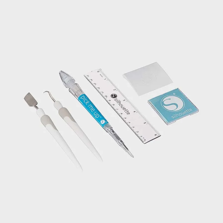 <p><strong>Kit de herramientas Silhouette Cameo 5</strong><br><br>Kit de herramientas esenciales para la manipulación de materiales después del co...