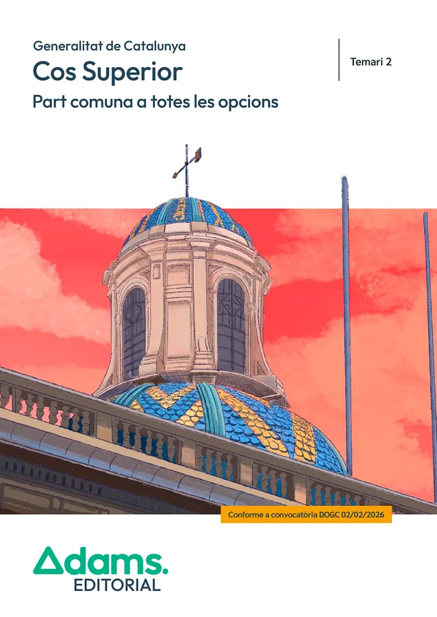 Manual de preparació per al Cos Superior de la Generalitat de Catalunya, amb matèries comunes i legislació actualitzada.