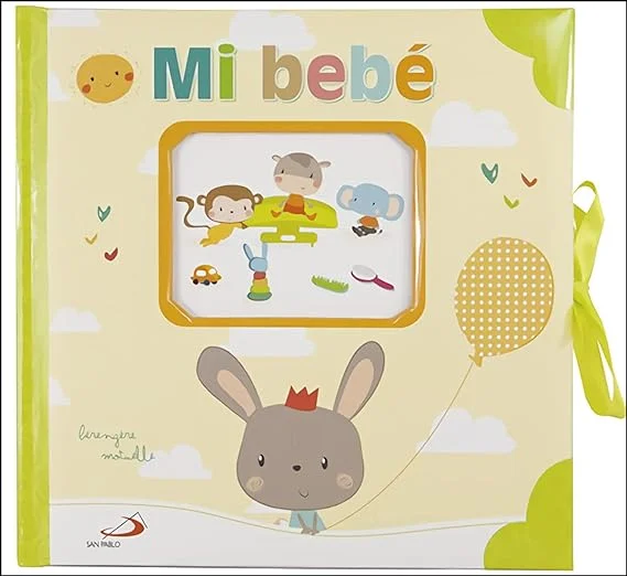 Un álbum de recuerdos de agradables y coloridas ilustraciones de animalitos para recopilar los momentos más importantes de la vida del bebé desde ...