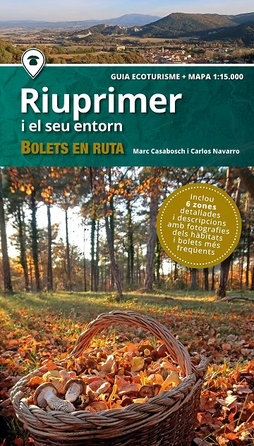 Mapa i guia per descobrir a fons i aprendre a identificar tots els hàbitats i els bolets més freqüents a l entorn de Riuprimer. La guia inclou 6 z...