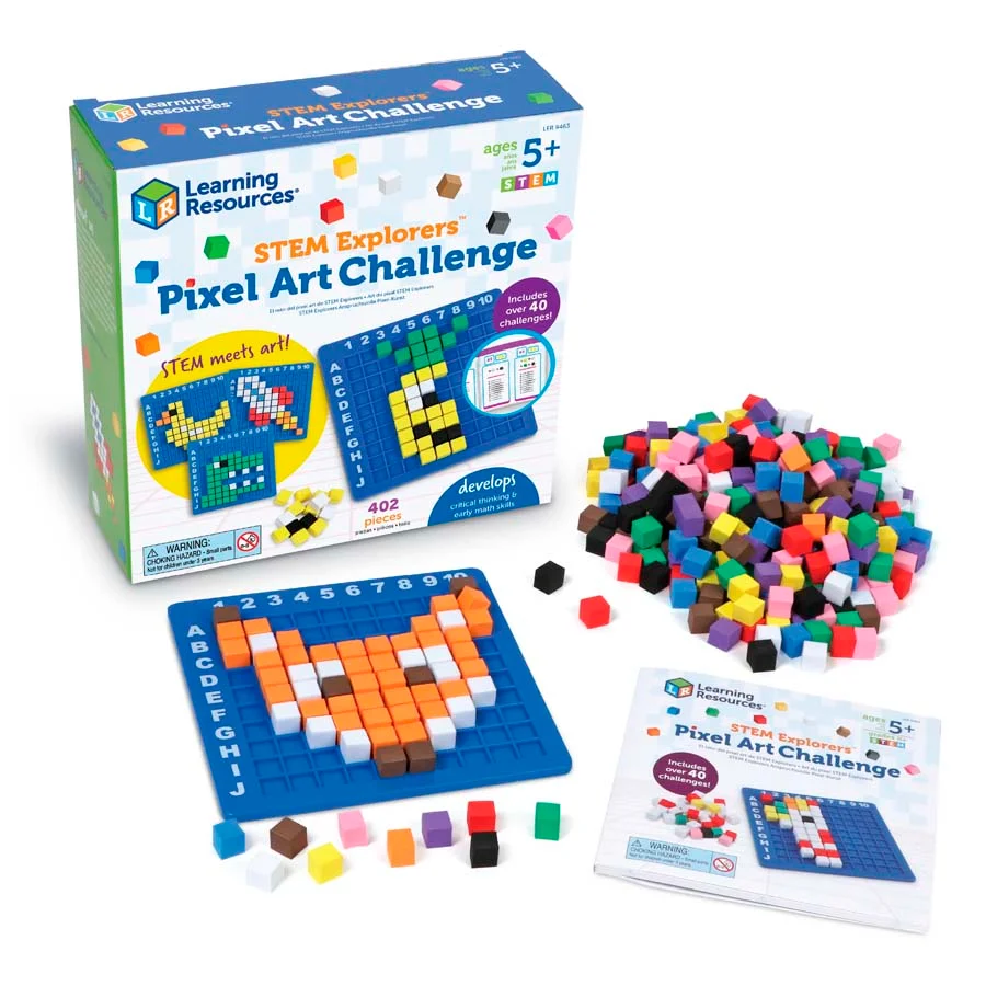<p><strong>STEM Explorers™ Pixel Art Challenge</strong></p><p>Amb STEM Explorers™ Pixel Art Challenge de Learning Resources, els infants creen obr...