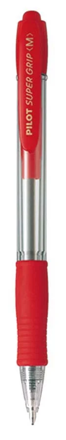 Bolígraf Pilot Super Grip vermell 