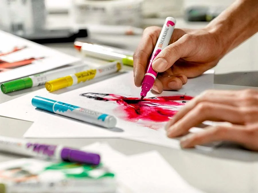 Retolador pinzell Talens Ecoline pastel 5 colors Retolador pinzell Talens Ecoline pastel 5 colors