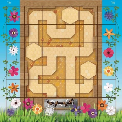 <p>Estora amb <strong>estampat d'abelles</strong> per a robòtica educativa compatible amb el robot Bee-bot®. Té una mida de 6 per 6 quadrats de 15...