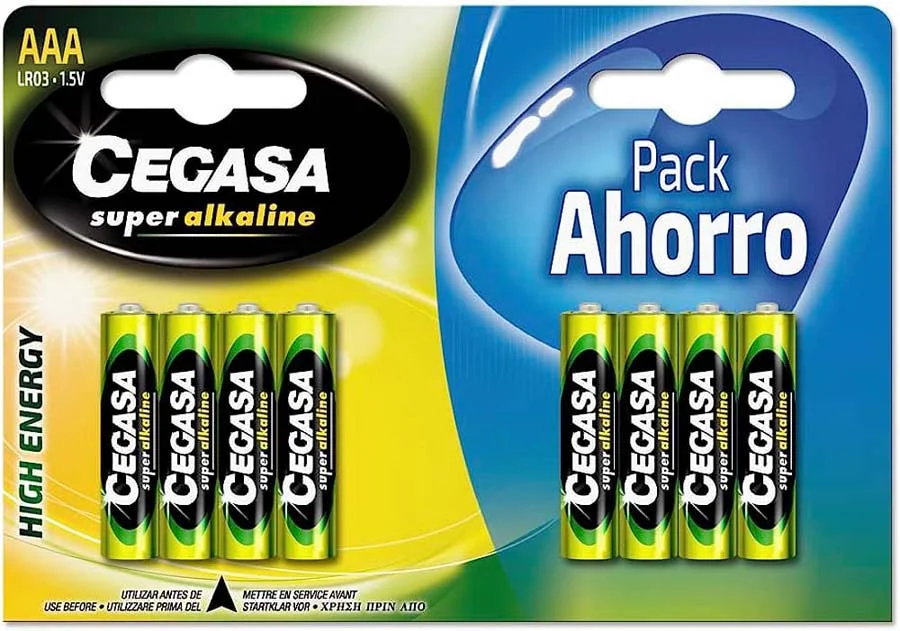 Pila alcalina Cegasa LR03 8u Pila alcalina Cegasa LR03 8u