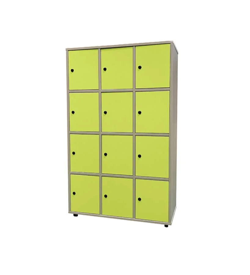 Taquilla 12 caselles 90x40x147cm estructura faig portes faig Taquilla 12 caselles 90x40x147cm estructura faig portes faig