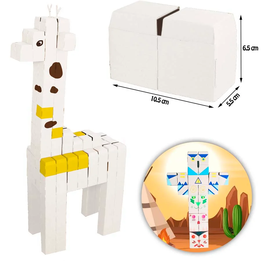 Maons de construcció Cléopâtre blancs 80u Maons de construcció Cléopâtre blancs 80u