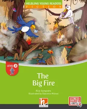 It is a lovely day in the jungle. The grass is green and the sky is blue. The animals are all happy together. But, what is that? Now the sky is or...