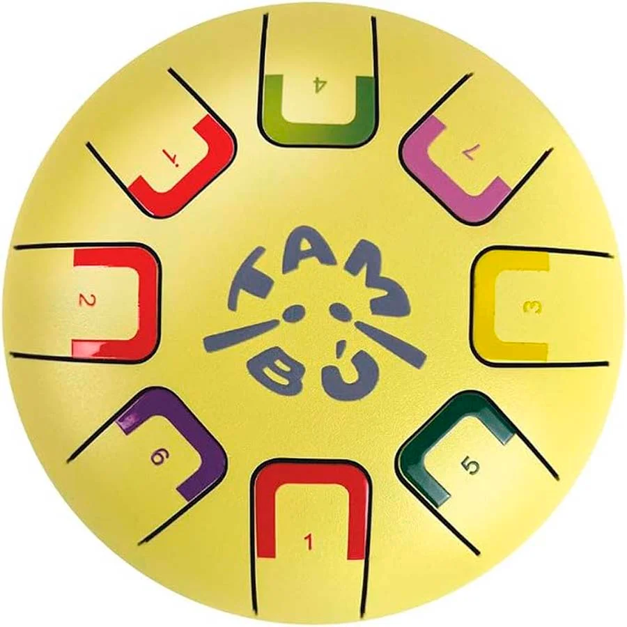 <b>Instrument Tambú Groc – Juegaconmigo</b><br>Omple d'alegria i color la teva música amb el <b>Tambú Groc</b> de Juegaconmigo. Aquest vibrant tam...