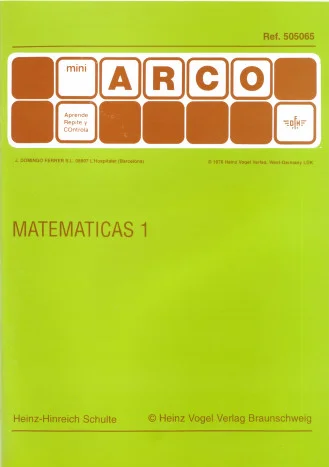 Mini Arco Matemàtiques 1 Mini Arco Matemàtiques 1