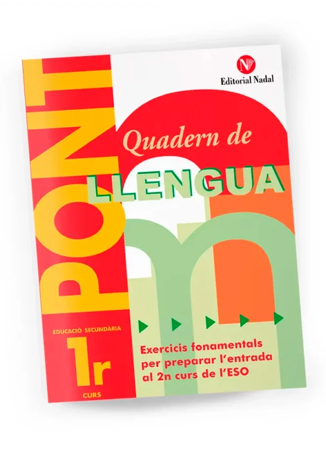 El quadern de llengua Pont Llengua Catalana Primer de Secundària és un quadern d’exercicis de llengua bàsics de primer curs de secundària per prep...