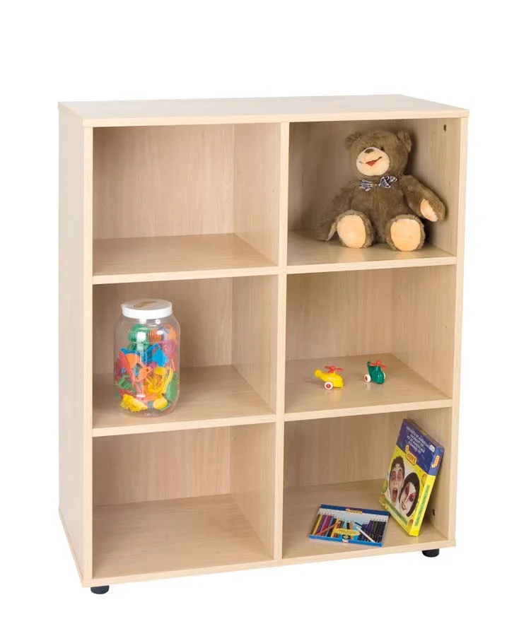 <p><strong>Moble caseller de 6 caselles</strong> de <strong>Mobeduc</strong>, fabricat amb tauler laminat de faig de 19 mm de gruix, acoblat mitja...
