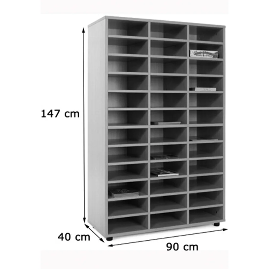 Moble mitjà Caseller 36 caselles estructura faig baldes faig