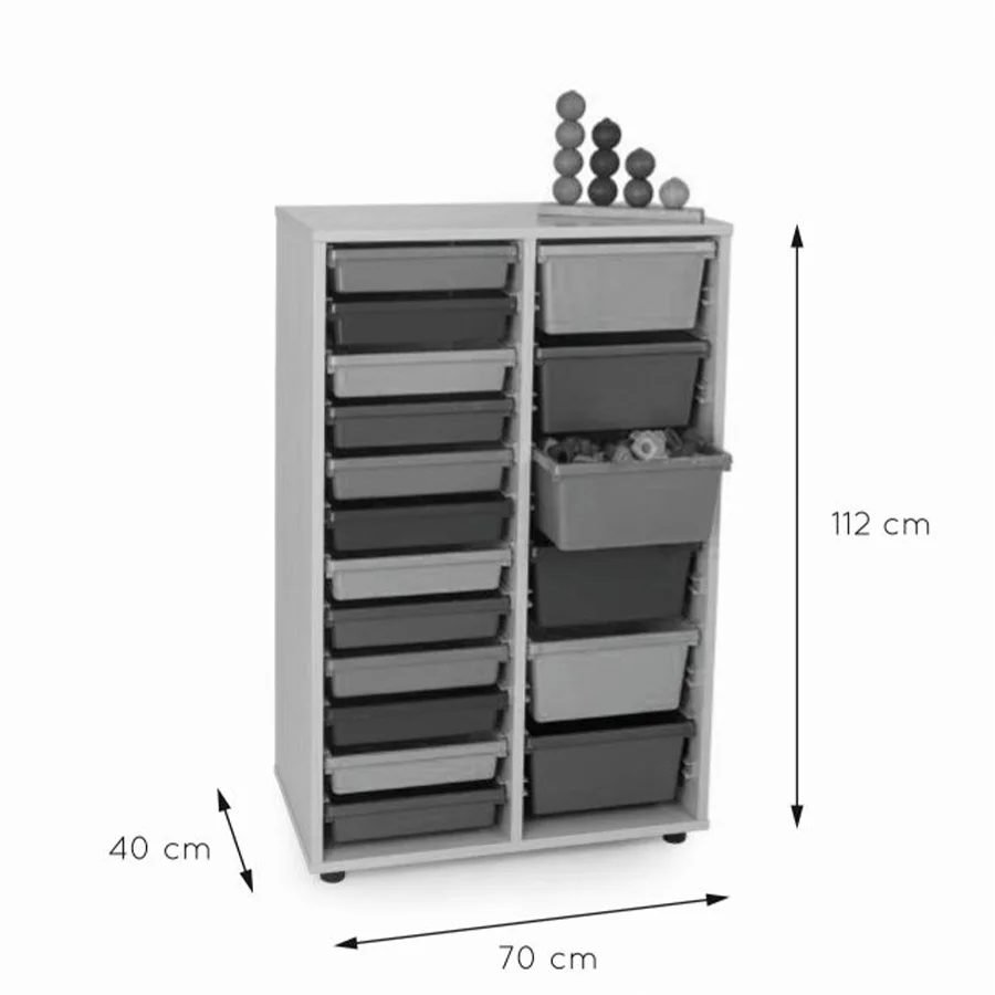 Moble intermig Cubeter 2 columnes estructura faig
