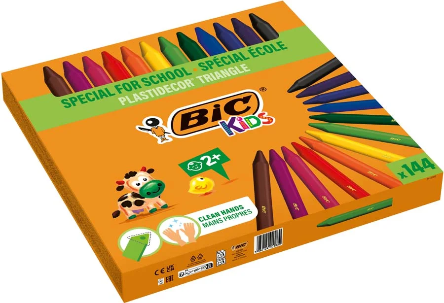 Ceres triangulars Plastidecor 144u Pack Escolar