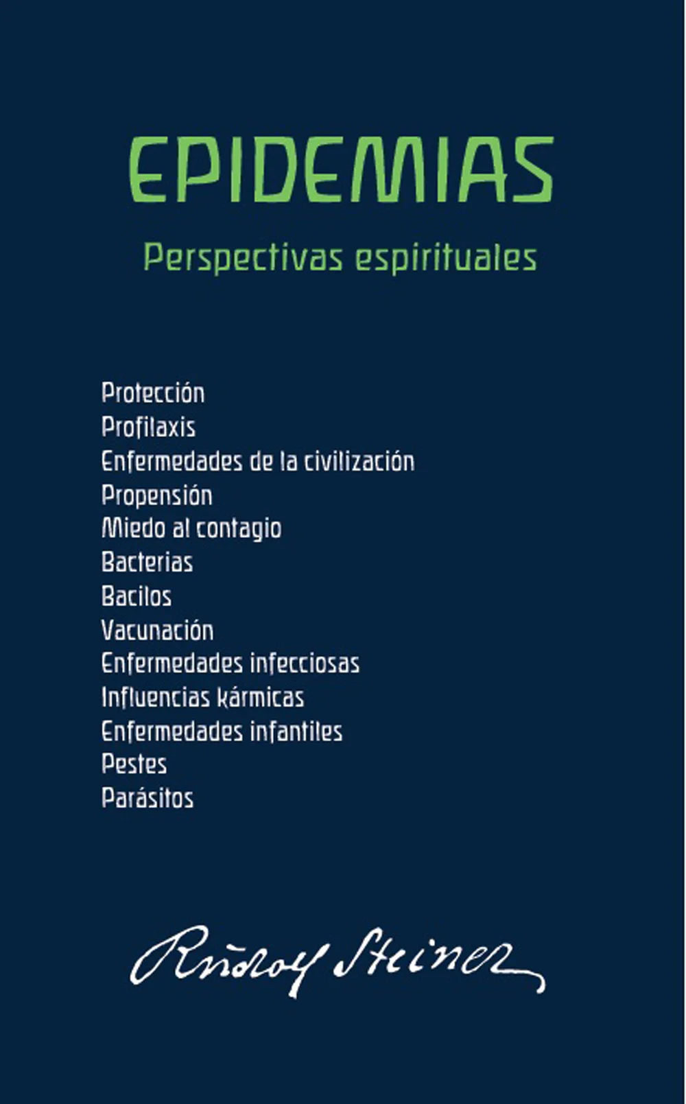 El presente opúsculo reúne varias de las manifestaciones de Rudolf Steiner en torno al tema de las epidemias, enfocadas desde distintos ámbitos. E...