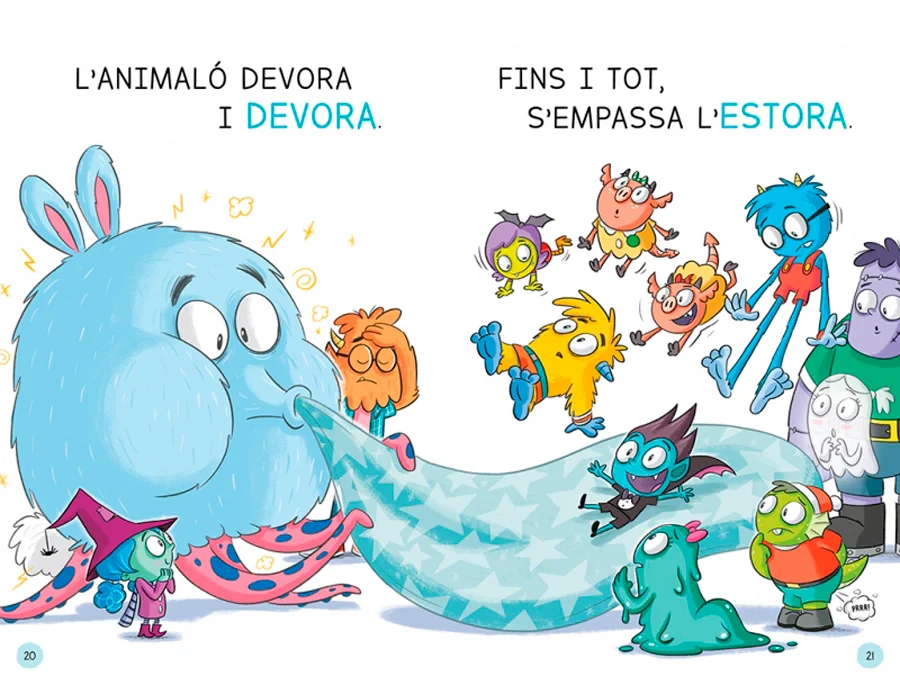 Aprendre a llegir a l'Escola de Monstres 1 - Una mascota trapellota Aprendre a llegir a l'Escola de Monstres 1 - Una mascota trapellota