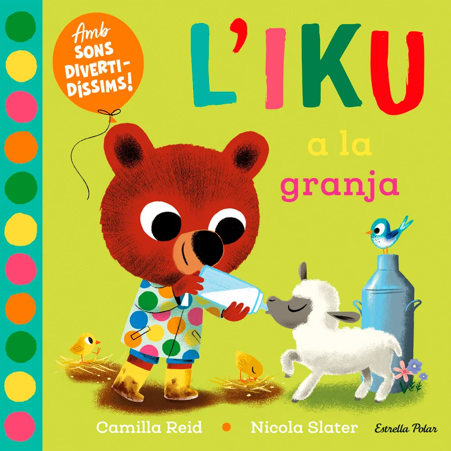  <strong>Un llibre amb sons d'animals de la granja que té com a protagonista l'Iku.</strong><br><br> Un llibre amb&nbsp;<b>5 </b><b>s</b><b>ons diverti...