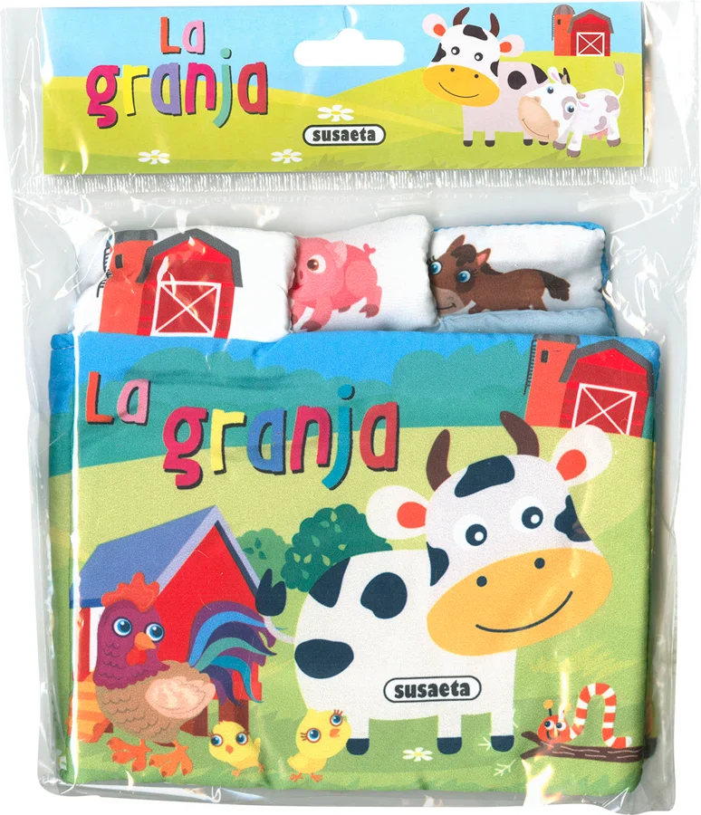 Toca, aprieta, retuerce este blandito libro en el que encontrarás a tus nuevos amigos de la granja. <br><br>Un libro de tela colorido y perfecto p...