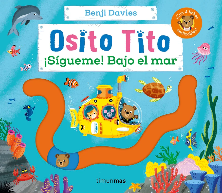 <b>¡Un título de cartón con 6 fichas deslizables de la colección de Osito Tito!</b><br><br> ¡Con Osito Tito en el fondo del mar pásatelo genial, y...