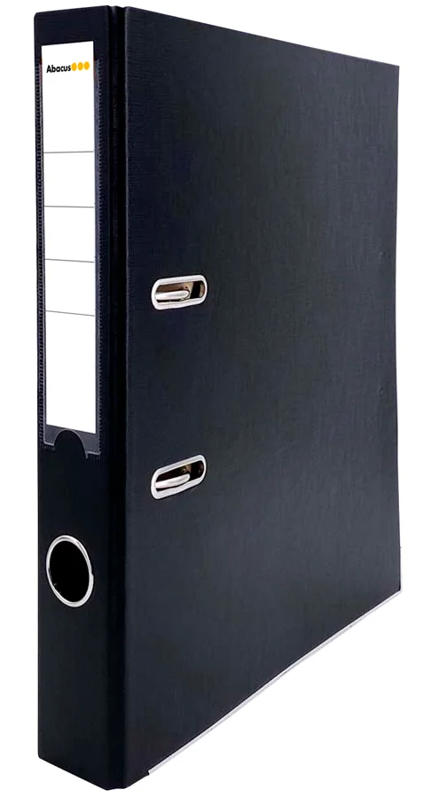 Arxivador palanca Abacus A4 llom estret negre Arxivador palanca Abacus A4 llom estret negre