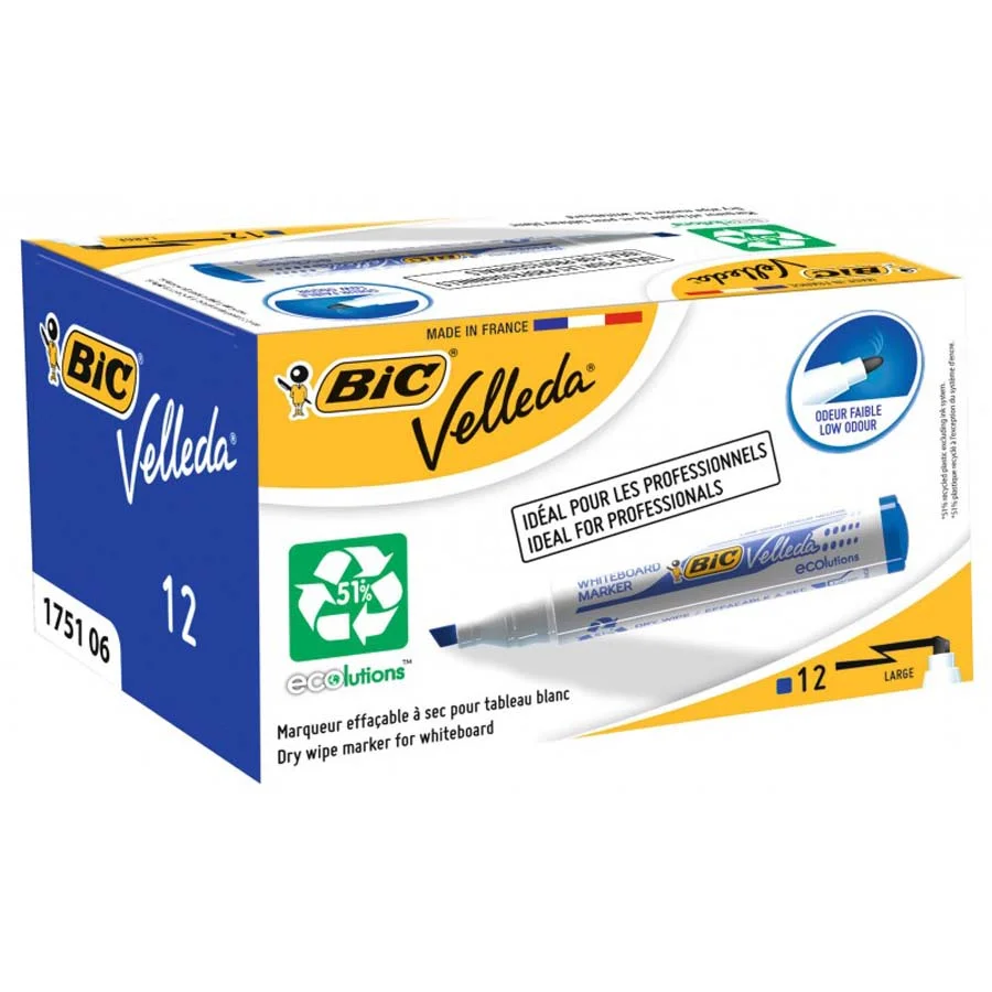Retolador Pissarra Bic/Velleda Marker 1751 blau