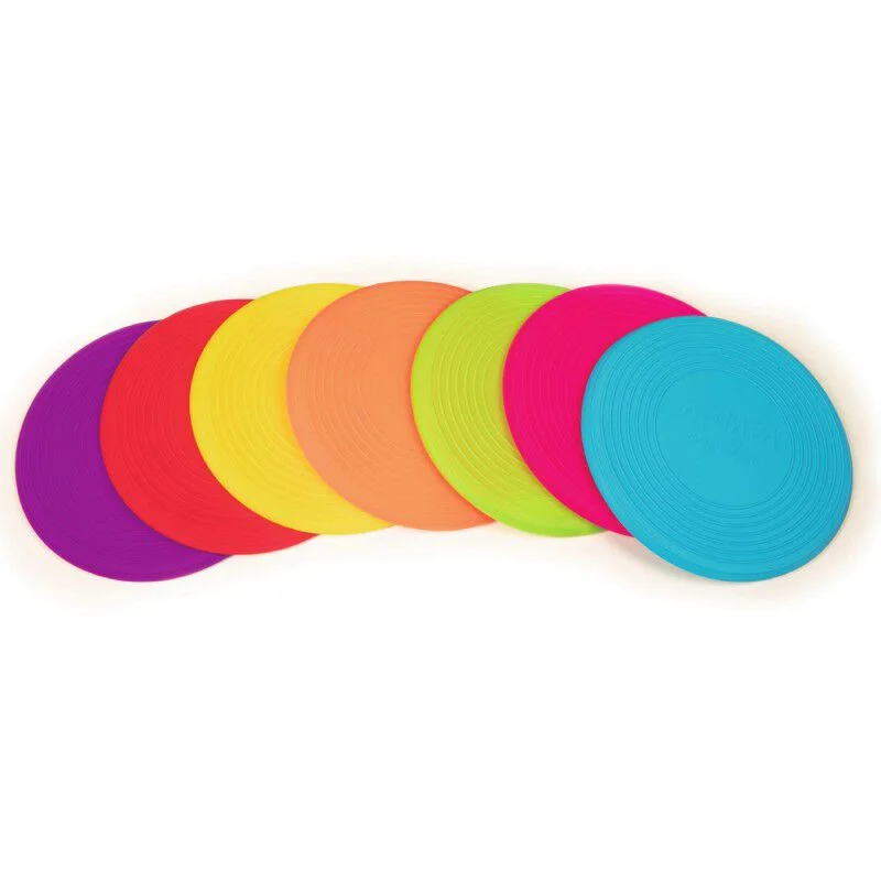 <p>Disc volador fabricat en cautxú de 18 cm de color assortits.</p>
