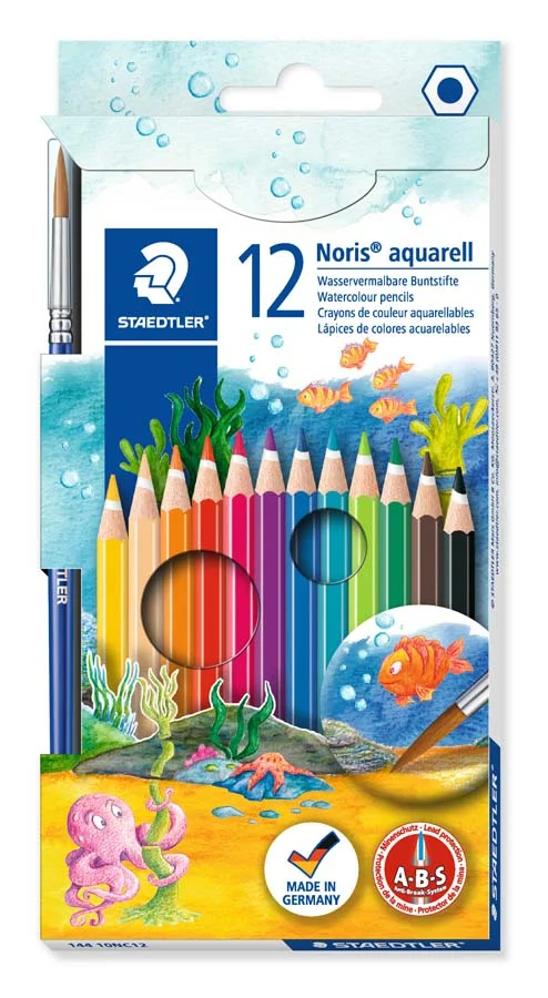 Llapis Staedtler Noris Aquarell 12 colors